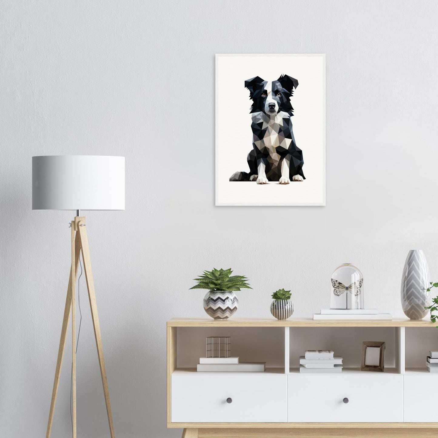 Crystal Border Collie - Matte Archival Poster