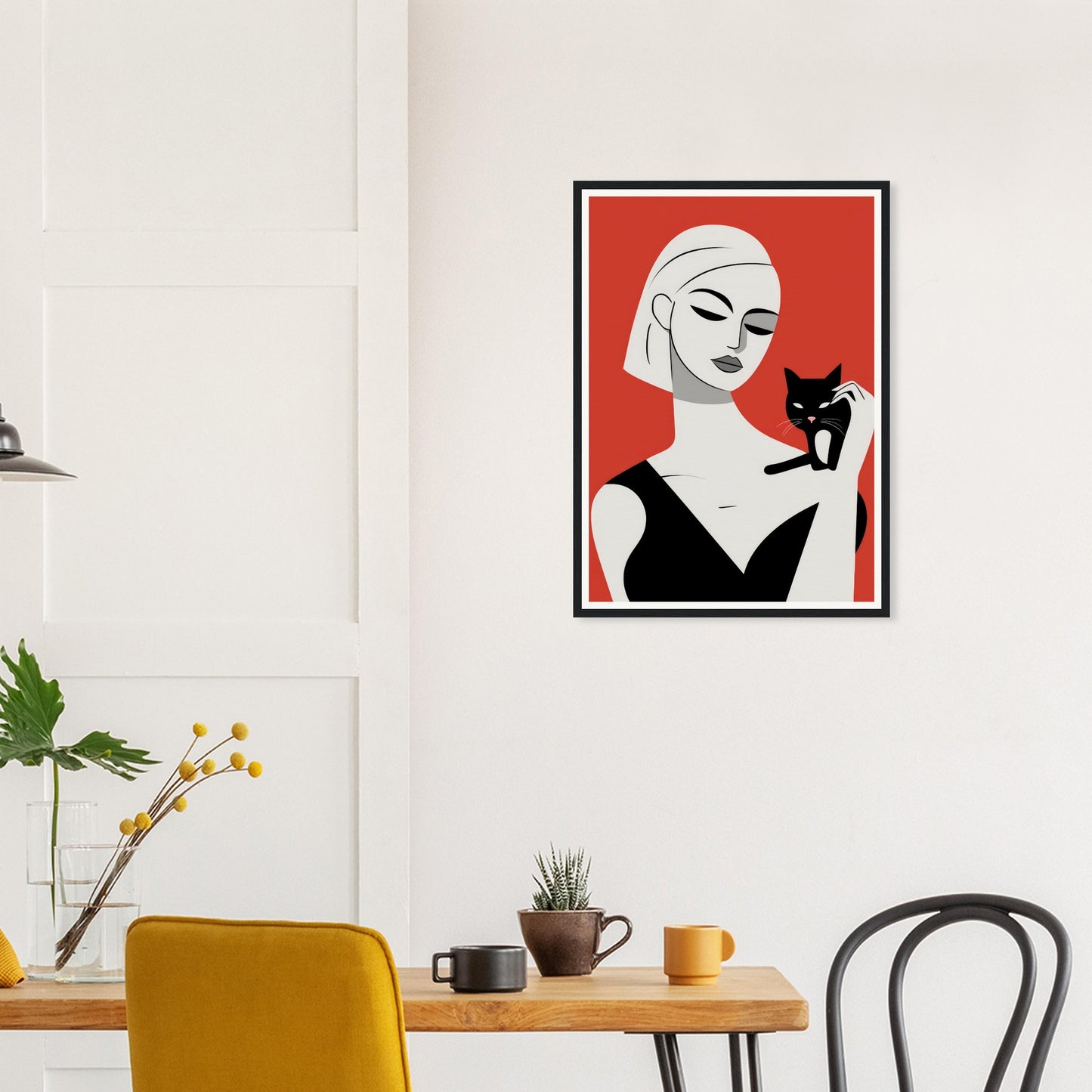 Shoulder Cat - Matte Archival Poster