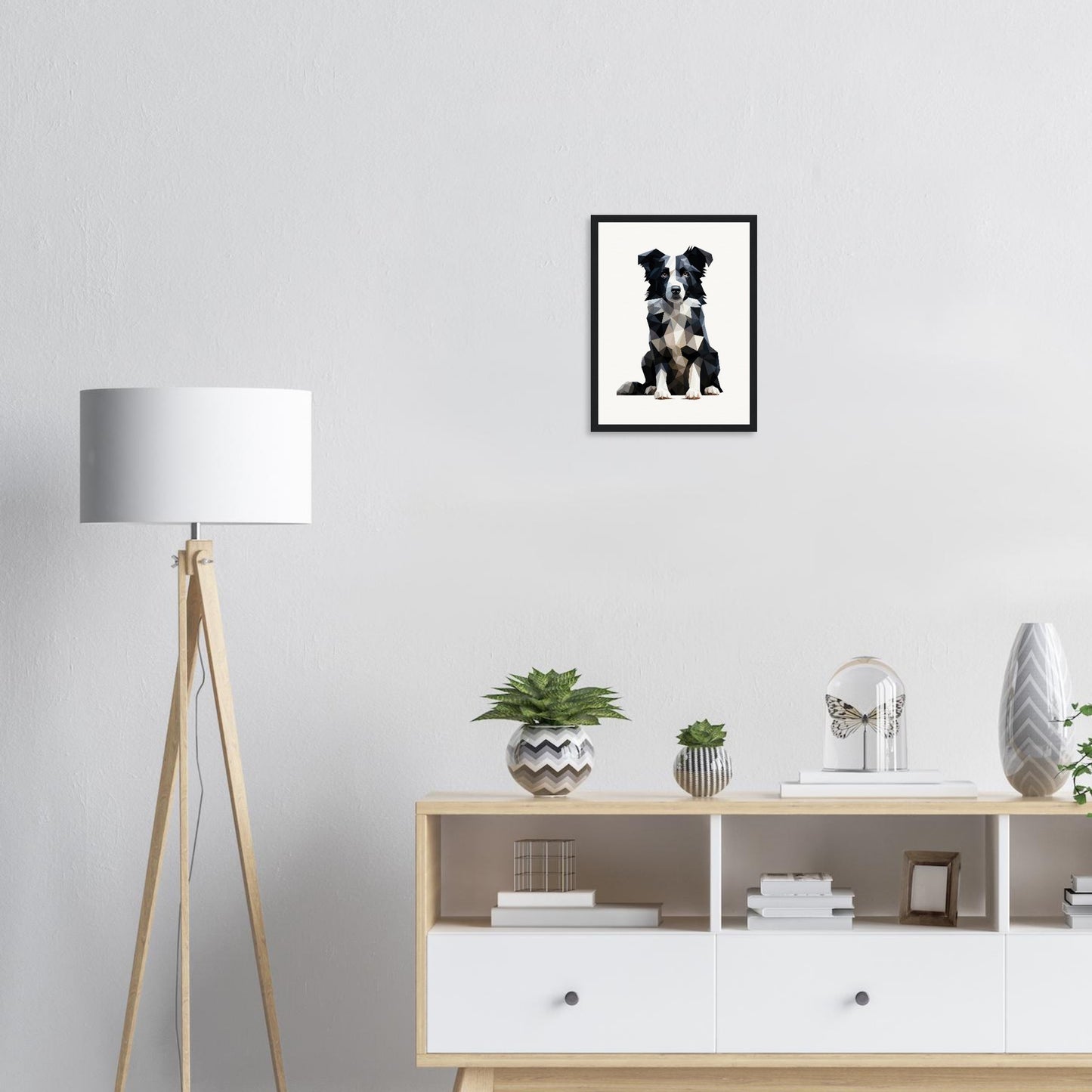 Crystal Border Collie - Matte Archival Poster