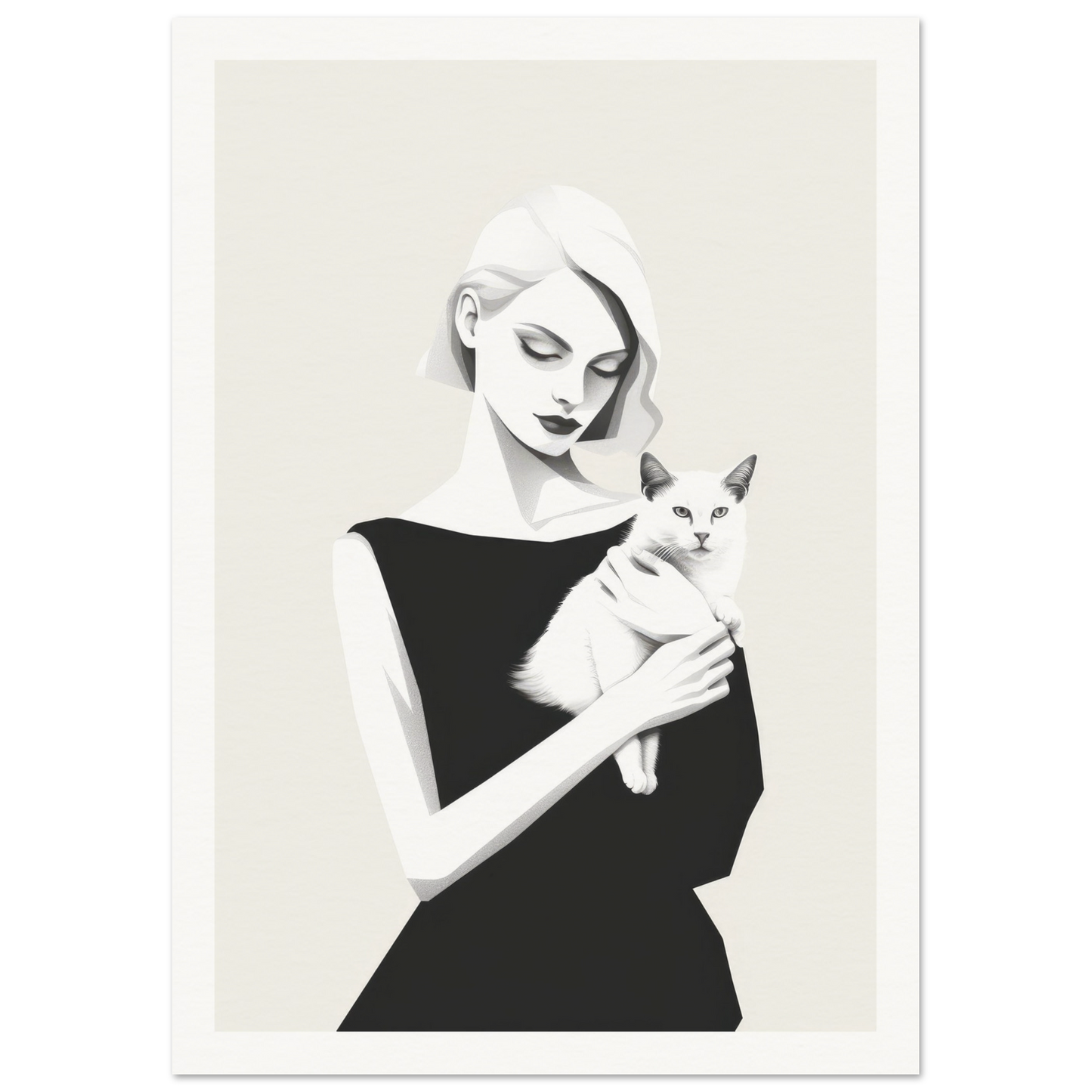 Monochrome Glamour - Matte Archival Poster
