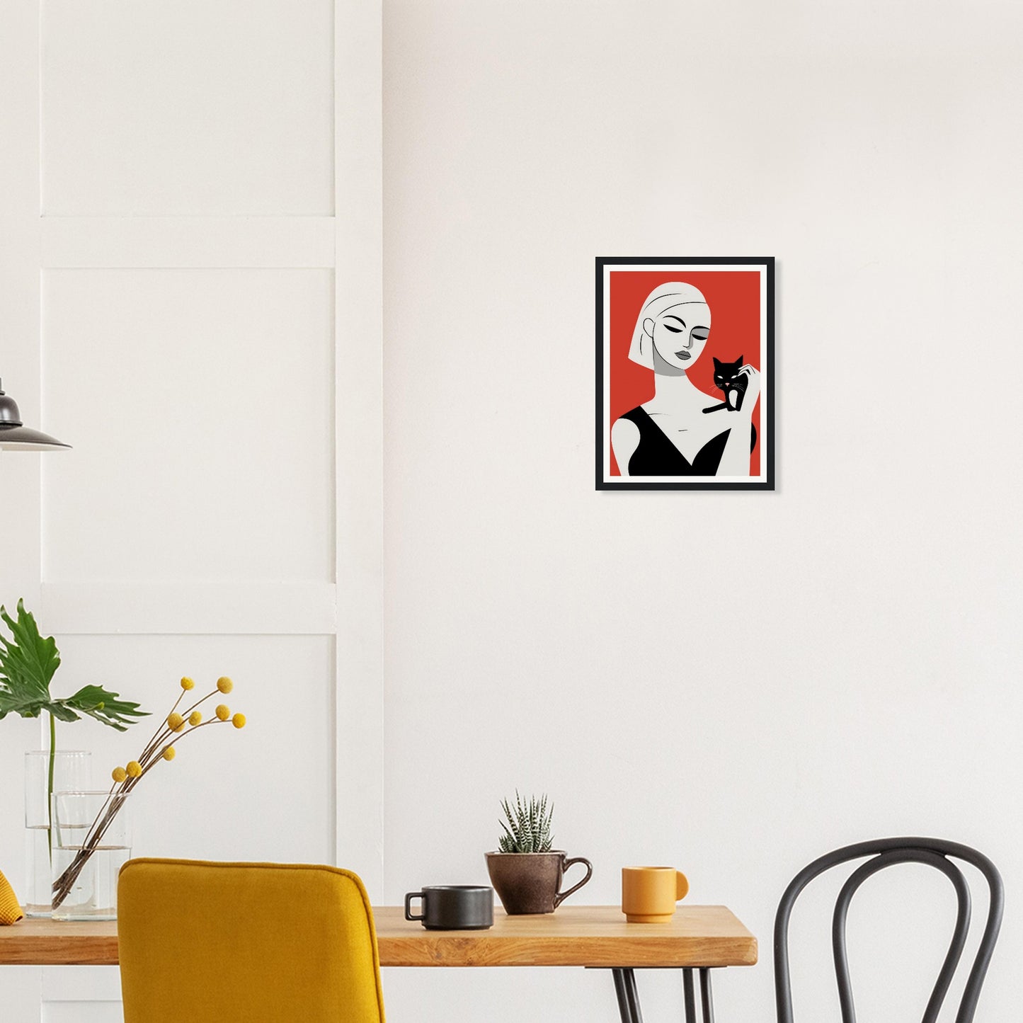 Shoulder Cat - Matte Archival Poster
