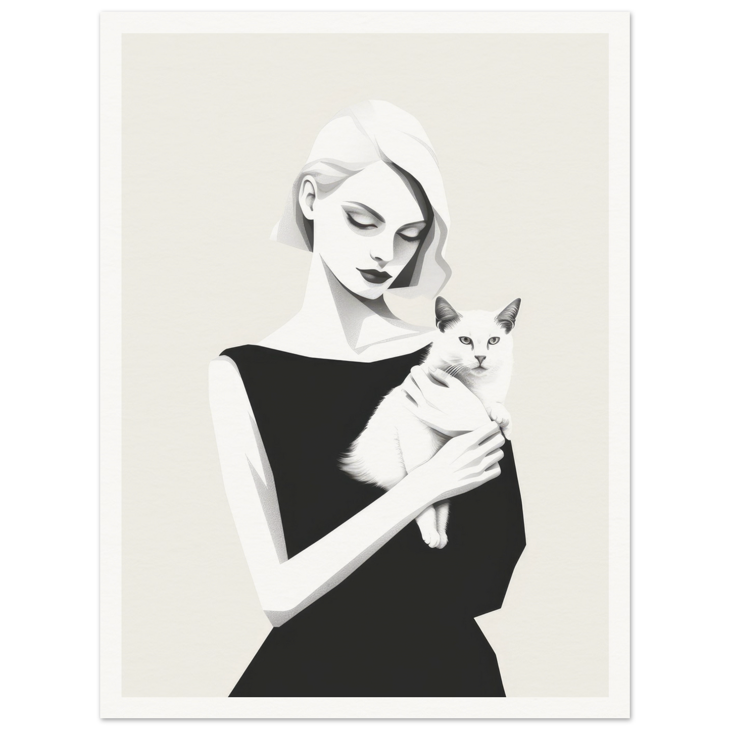 Monochrome Glamour - Matte Archival Poster