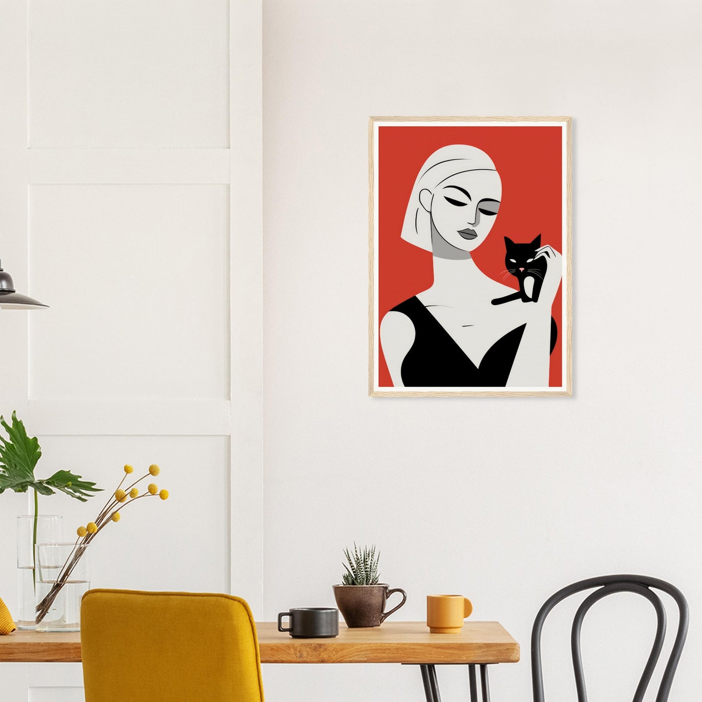 Shoulder Cat - Matte Archival Poster
