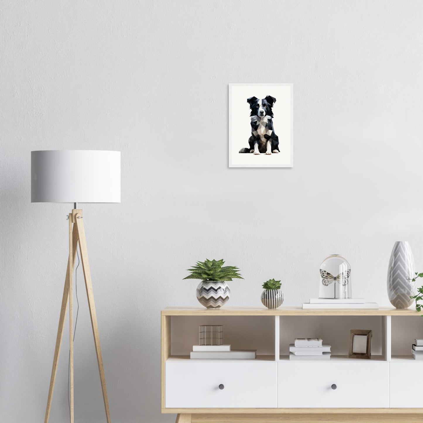 Crystal Border Collie - Matte Archival Poster