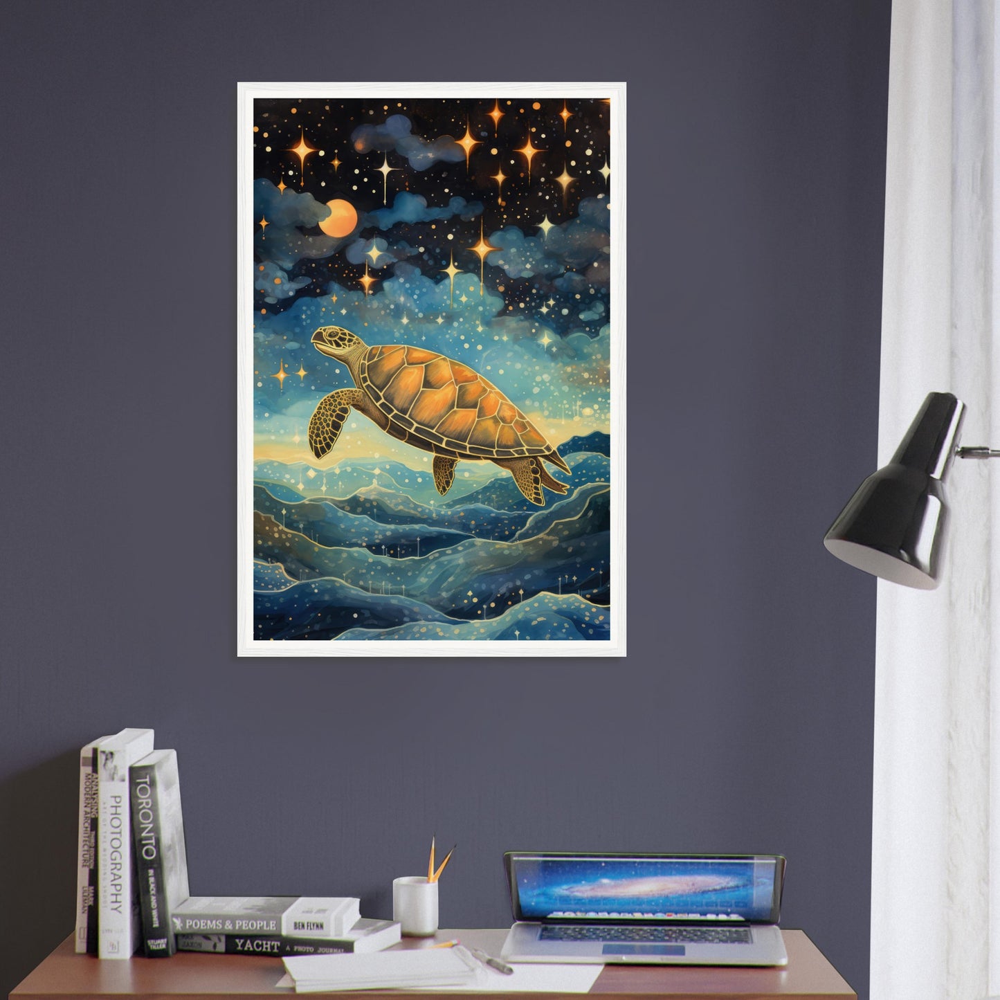 Cosmic Turtle - Matte Archival Poster