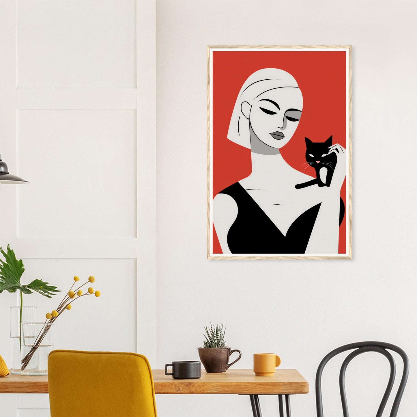 Shoulder Cat - Matte Archival Poster