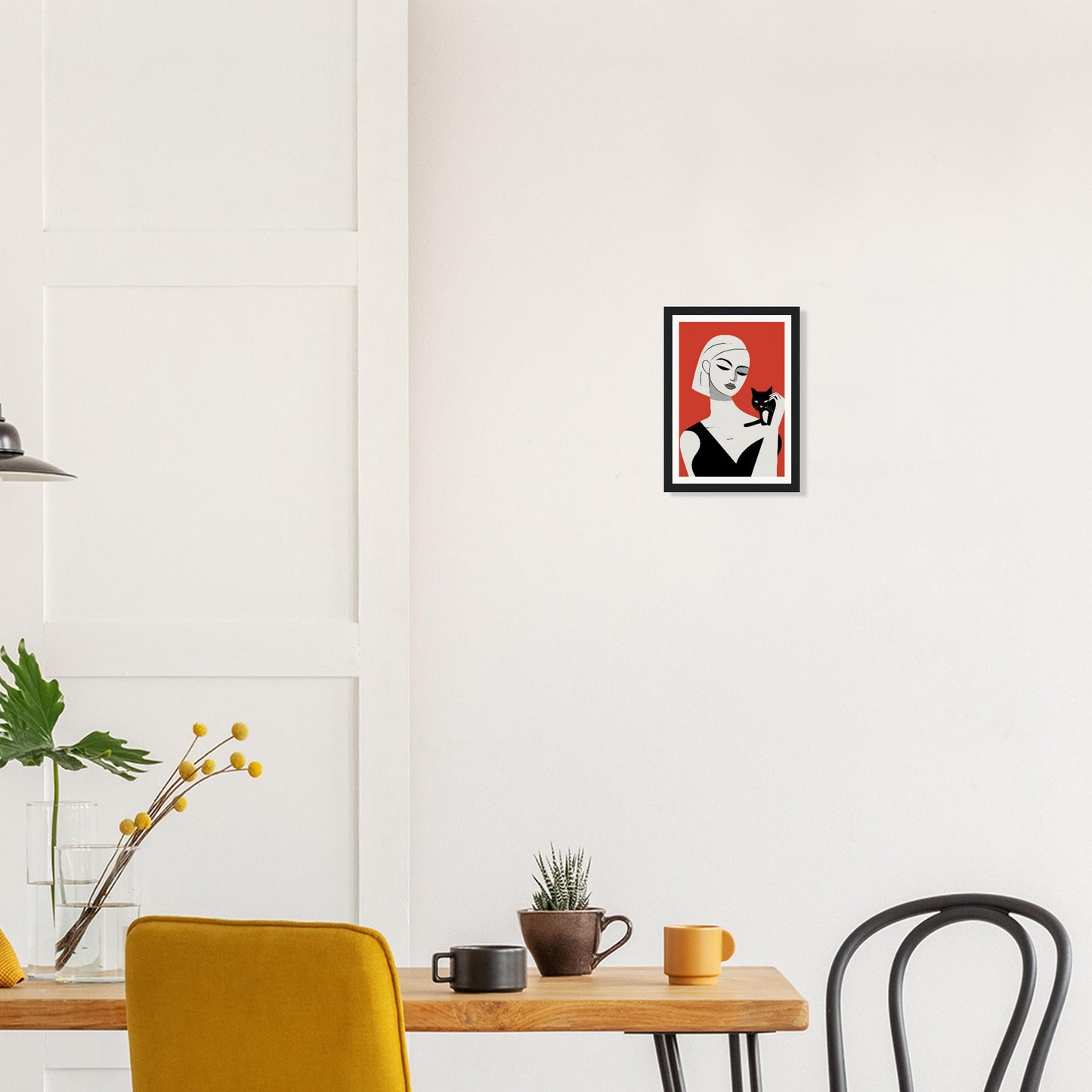 Shoulder Cat - Matte Archival Poster