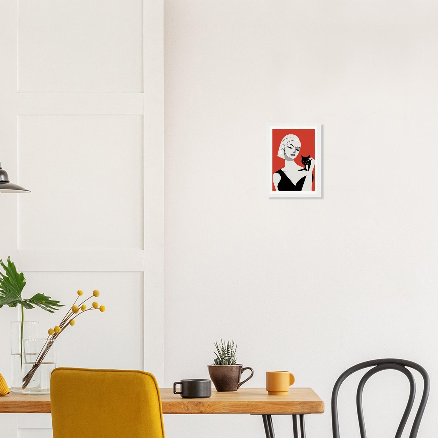 Shoulder Cat - Matte Archival Poster