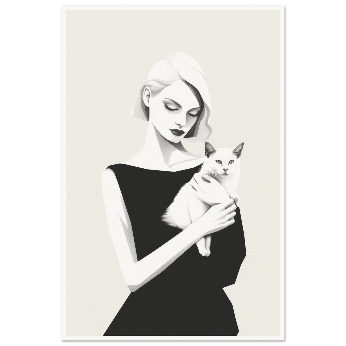 Monochrome Glamour - Matte Archival Poster