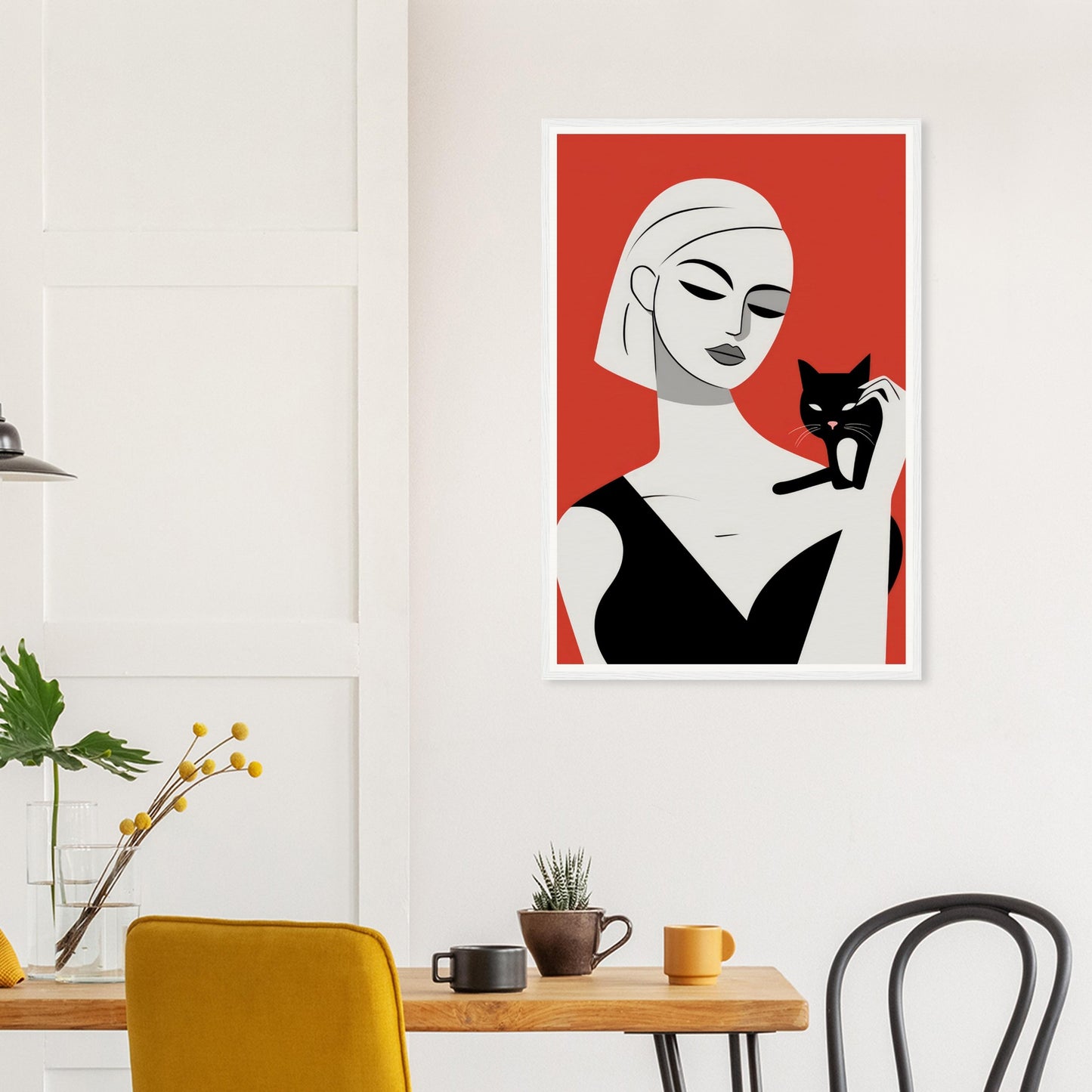 Shoulder Cat - Matte Archival Poster