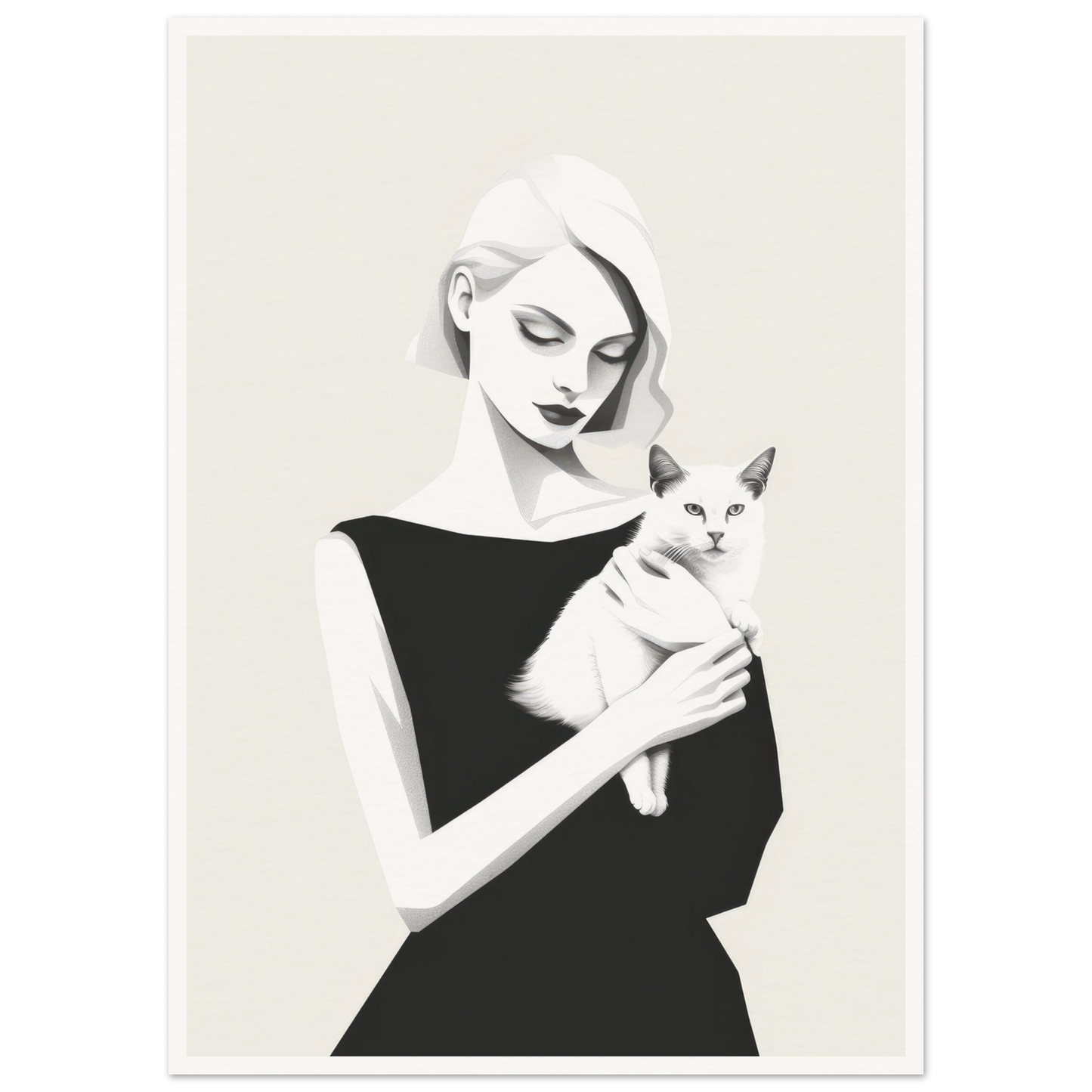 Monochrome Glamour - Matte Archival Poster