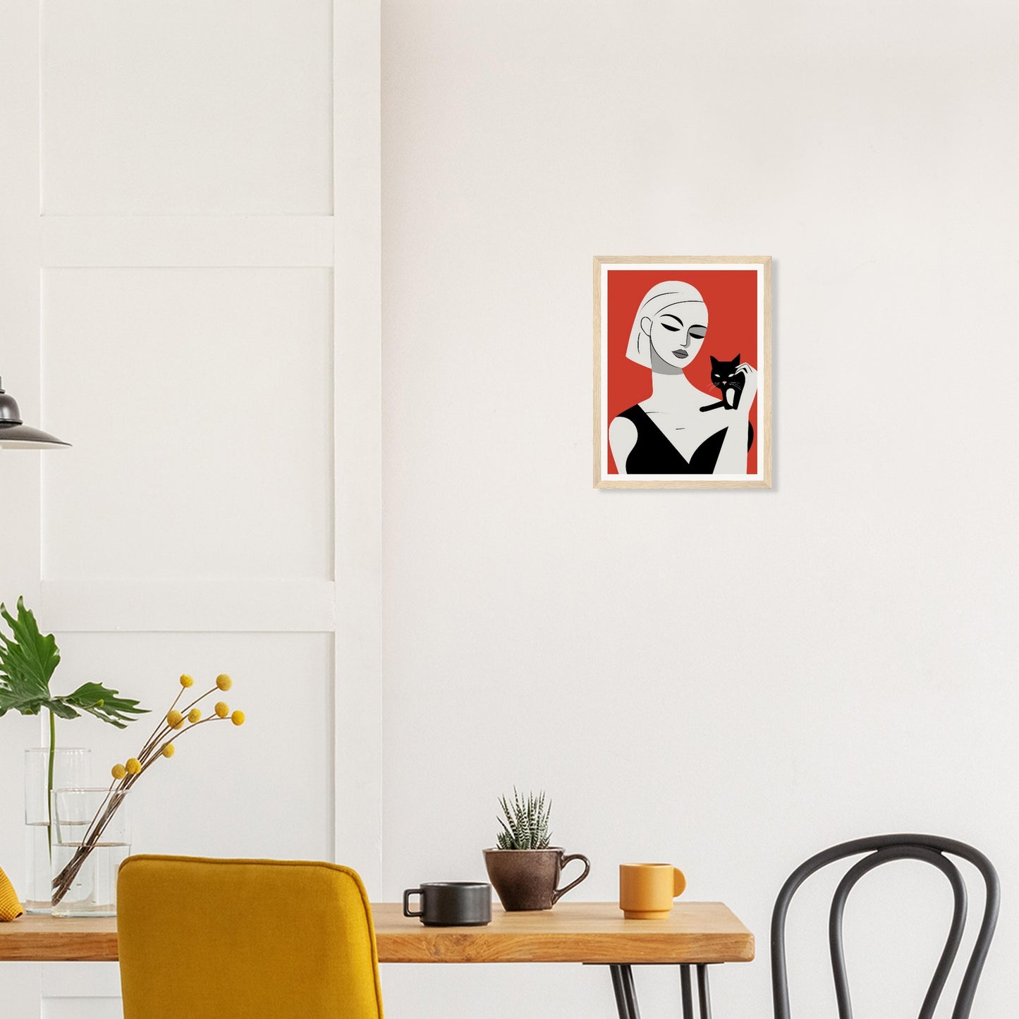 Shoulder Cat - Matte Archival Poster