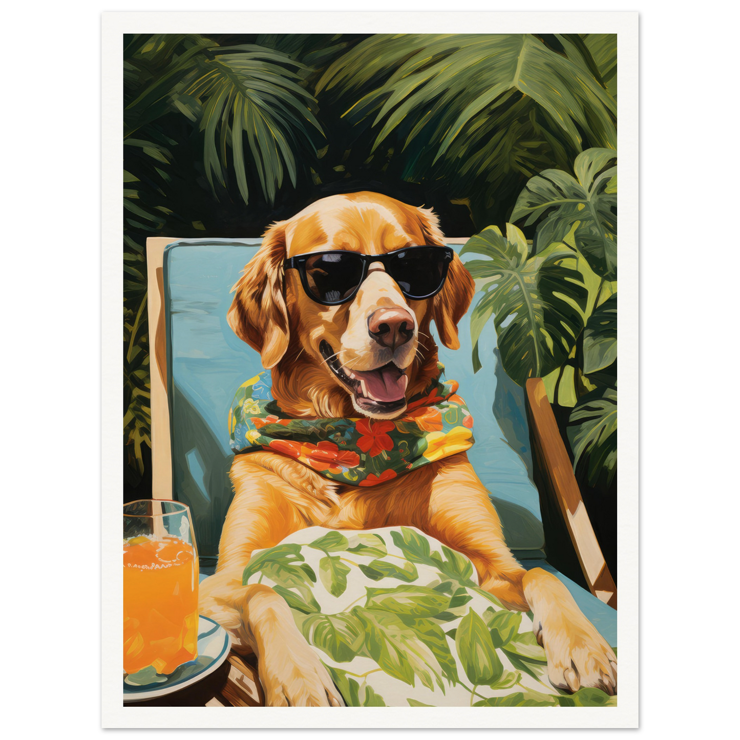 Poolside Paradise - Matte Archival Poster