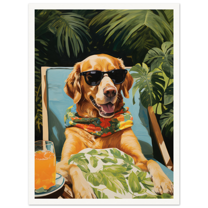 Poolside Paradise - Matte Archival Poster
