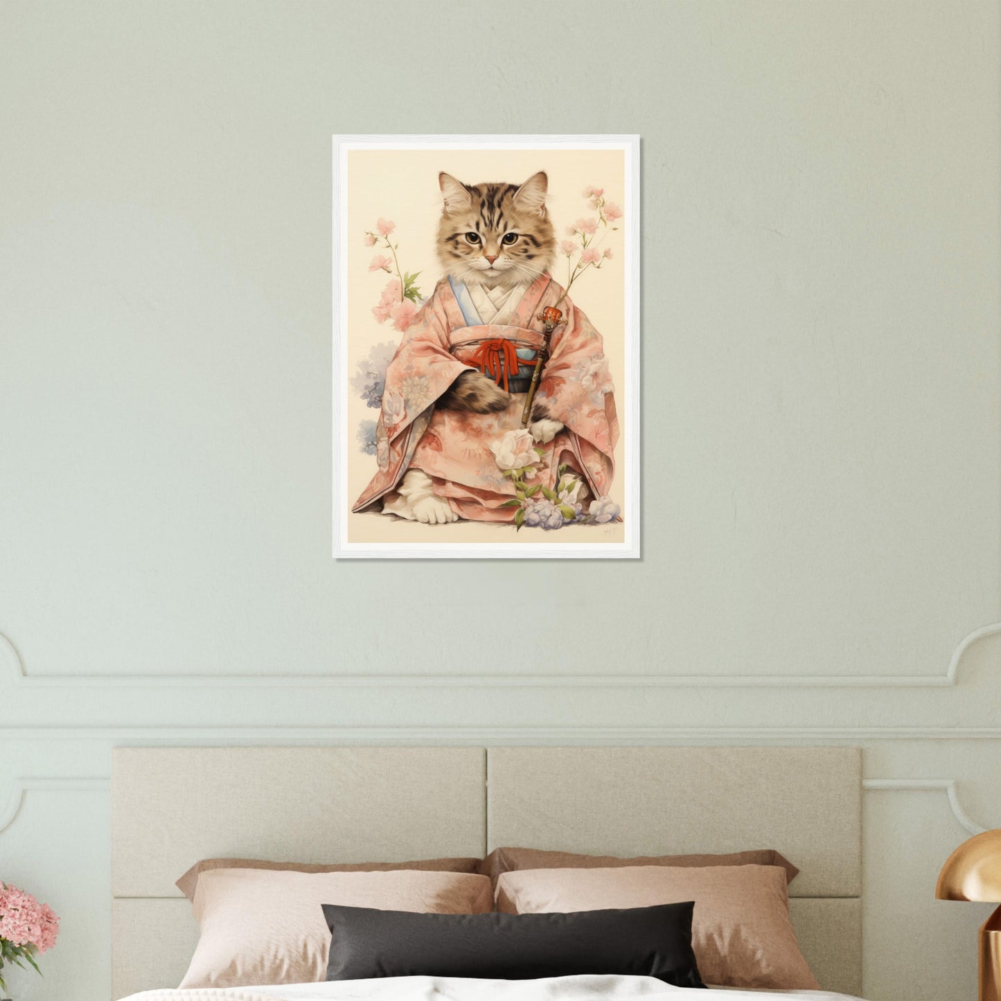 Kimono Cat - Matte Archival Poster