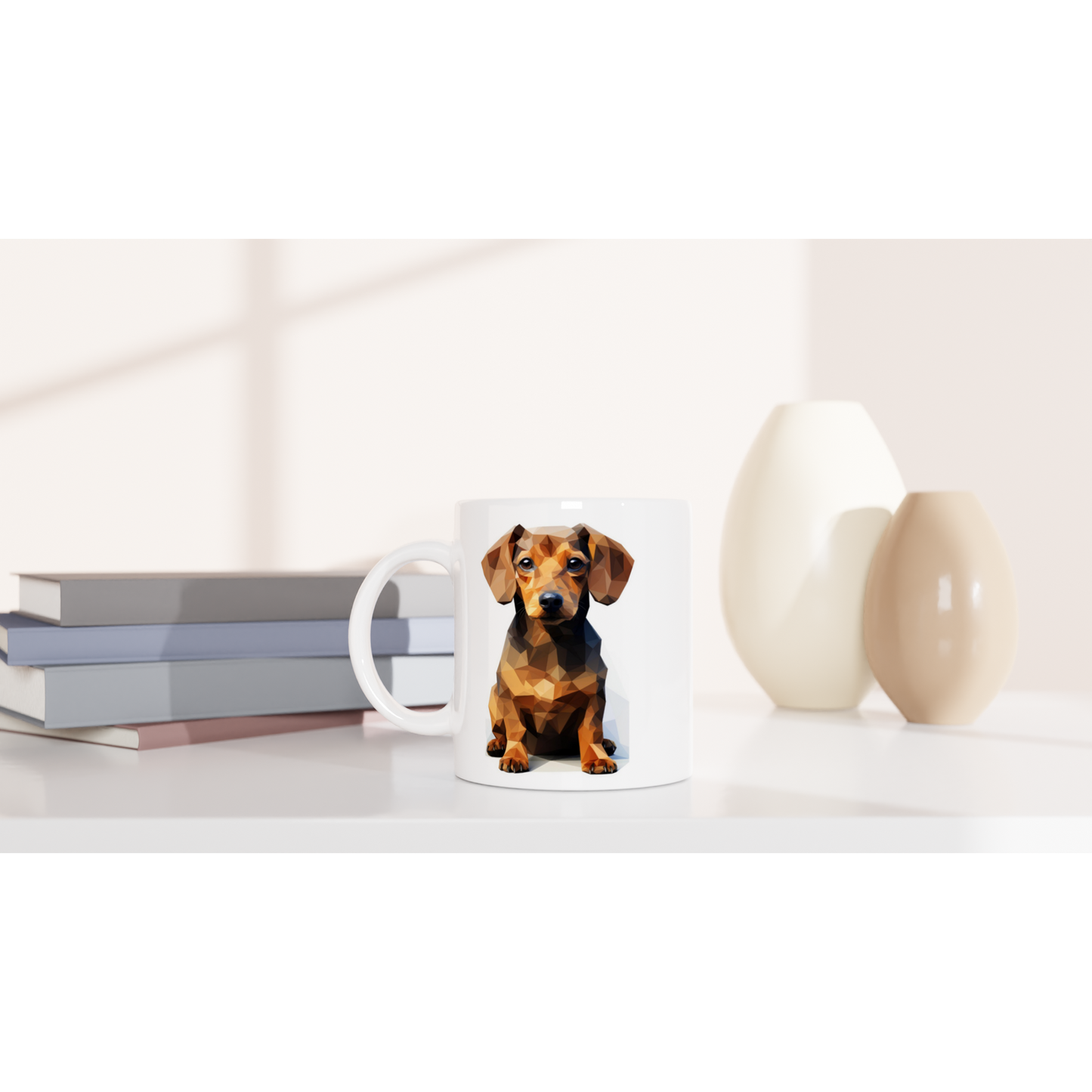 Crystal Daschund - Ceramic Coffee Mug