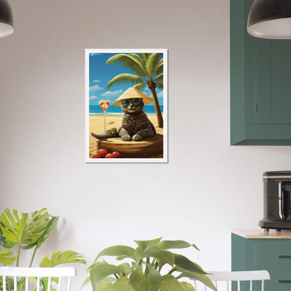 Martini Beach II - Matte Archival Poster