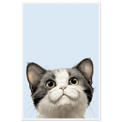 Curious Kitty - Matte Archival Poster
