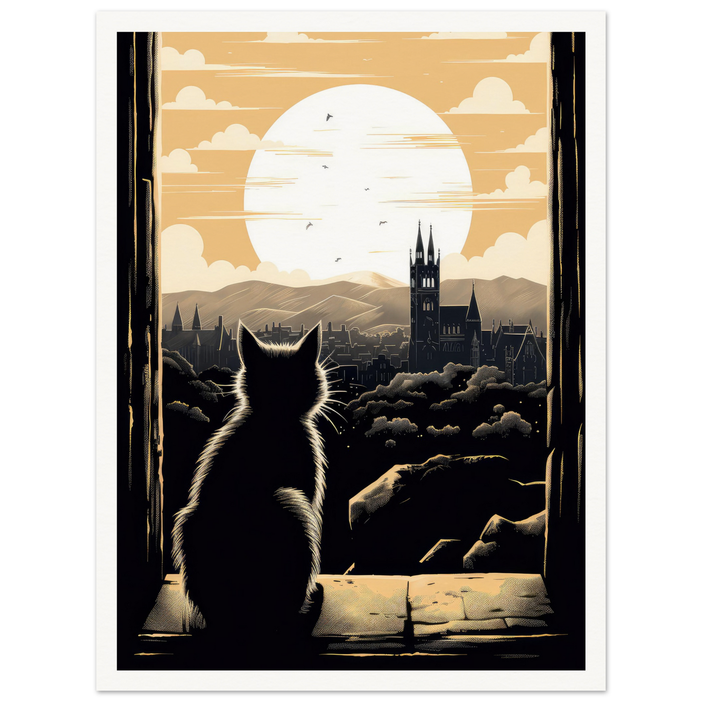 Dusk City - Matte Archival Poster
