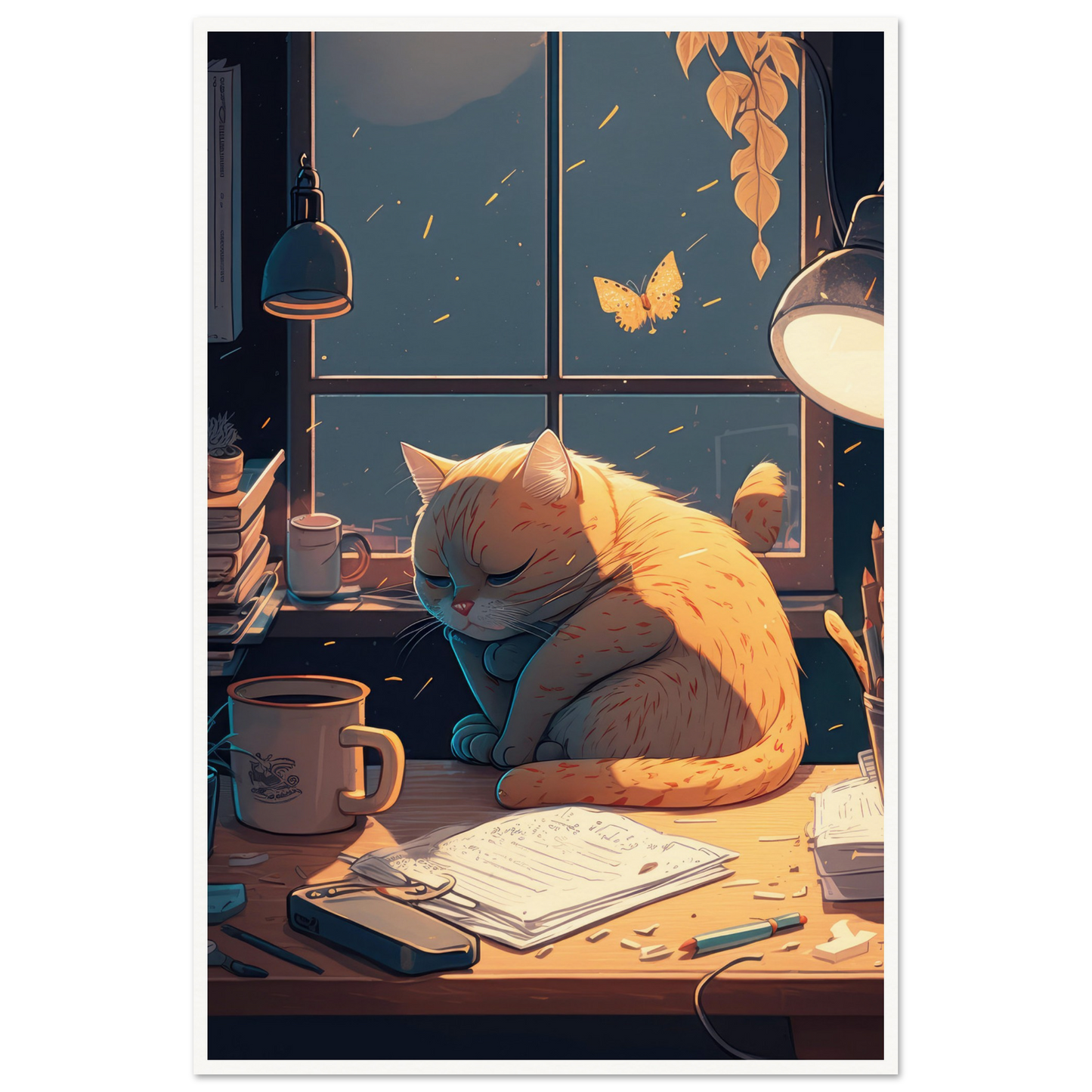 Quick Nap - Matte Archival Poster