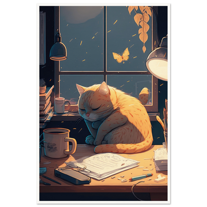 Quick Nap - Matte Archival Poster