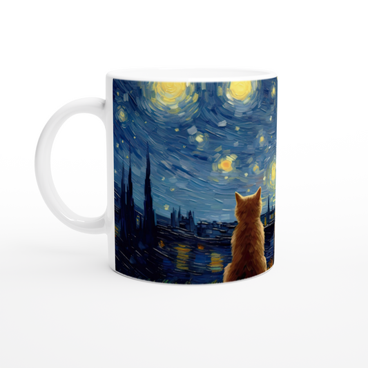 Purry Night - Ceramic Coffee Mug