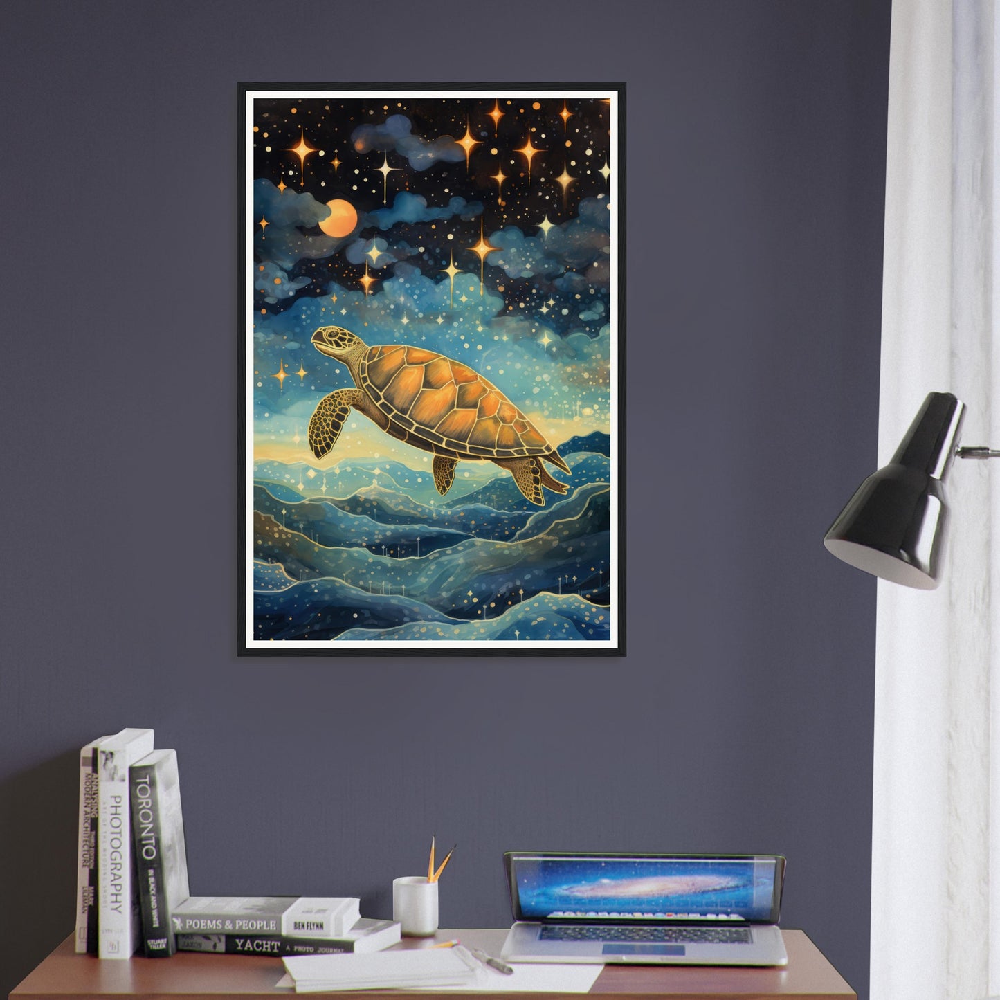 Cosmic Turtle - Matte Archival Poster