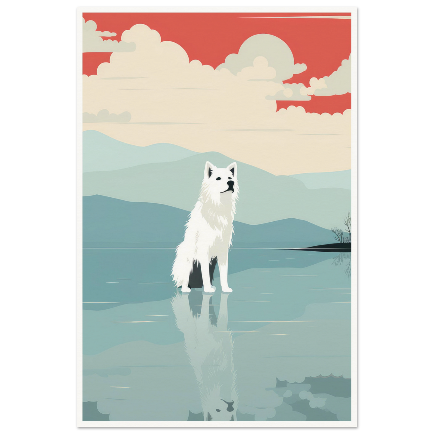White Wolf Lake - Matte Archival Poster