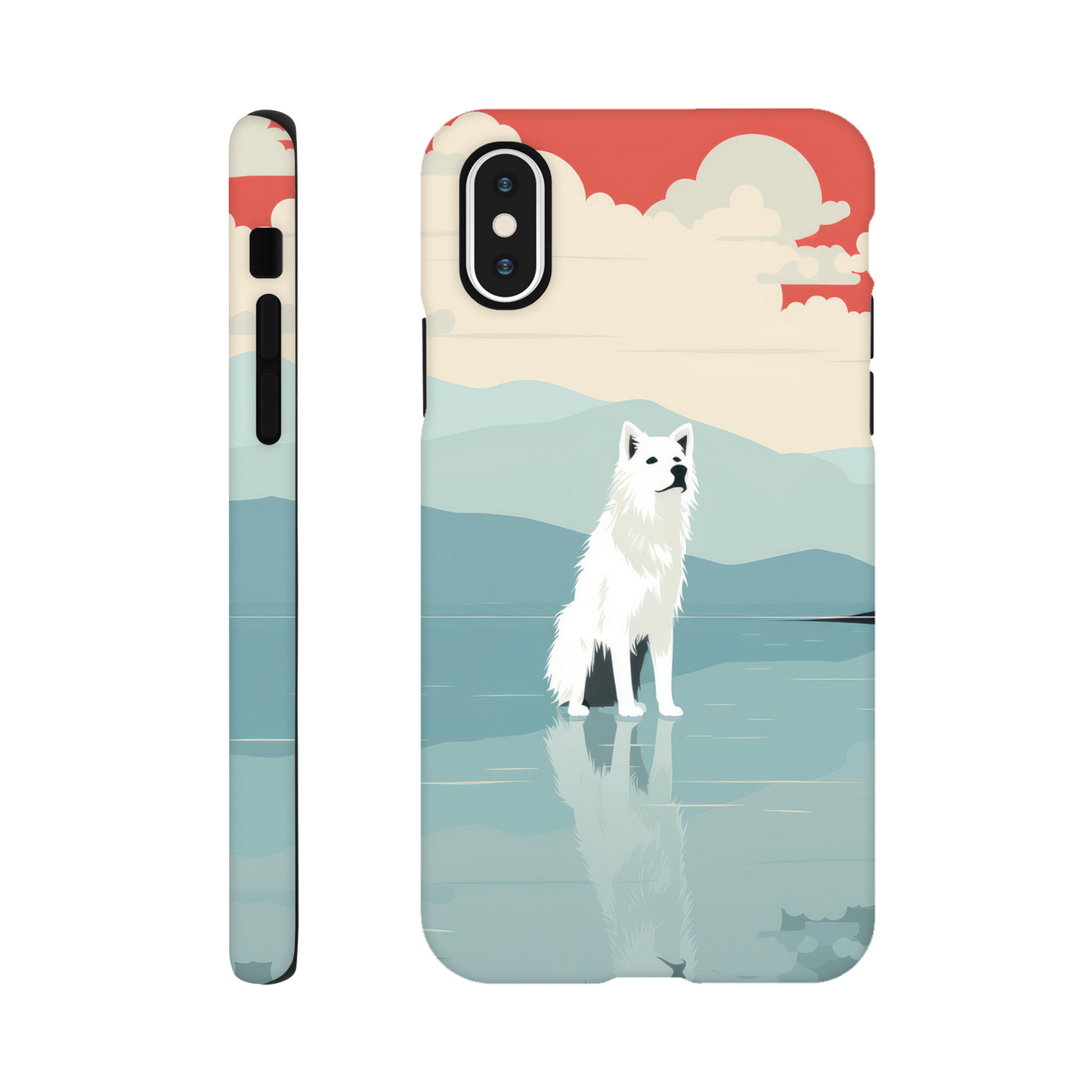 White Wolf Lake - iPhone Tough Case