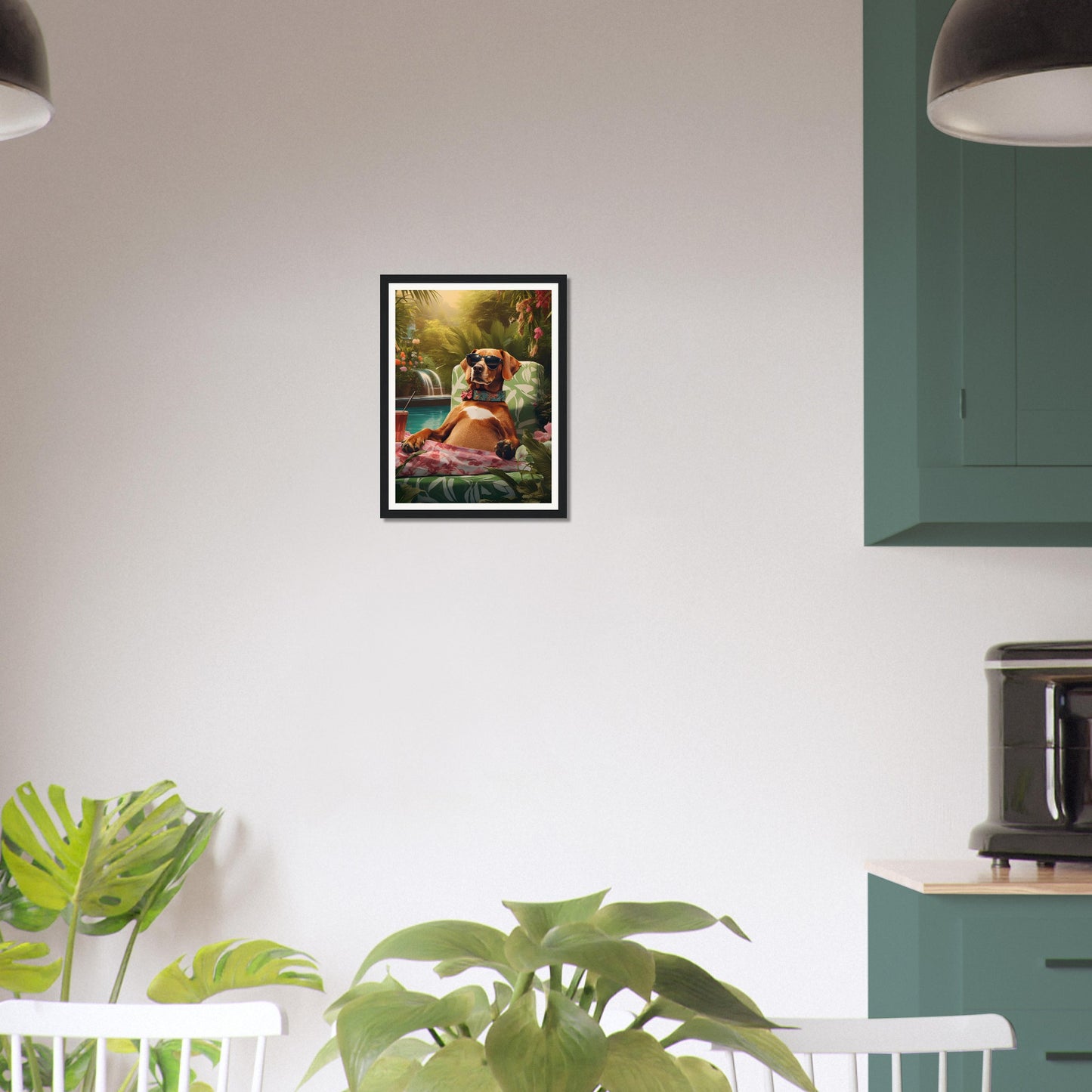 Poolside Paradise II - Matte Archival Poster