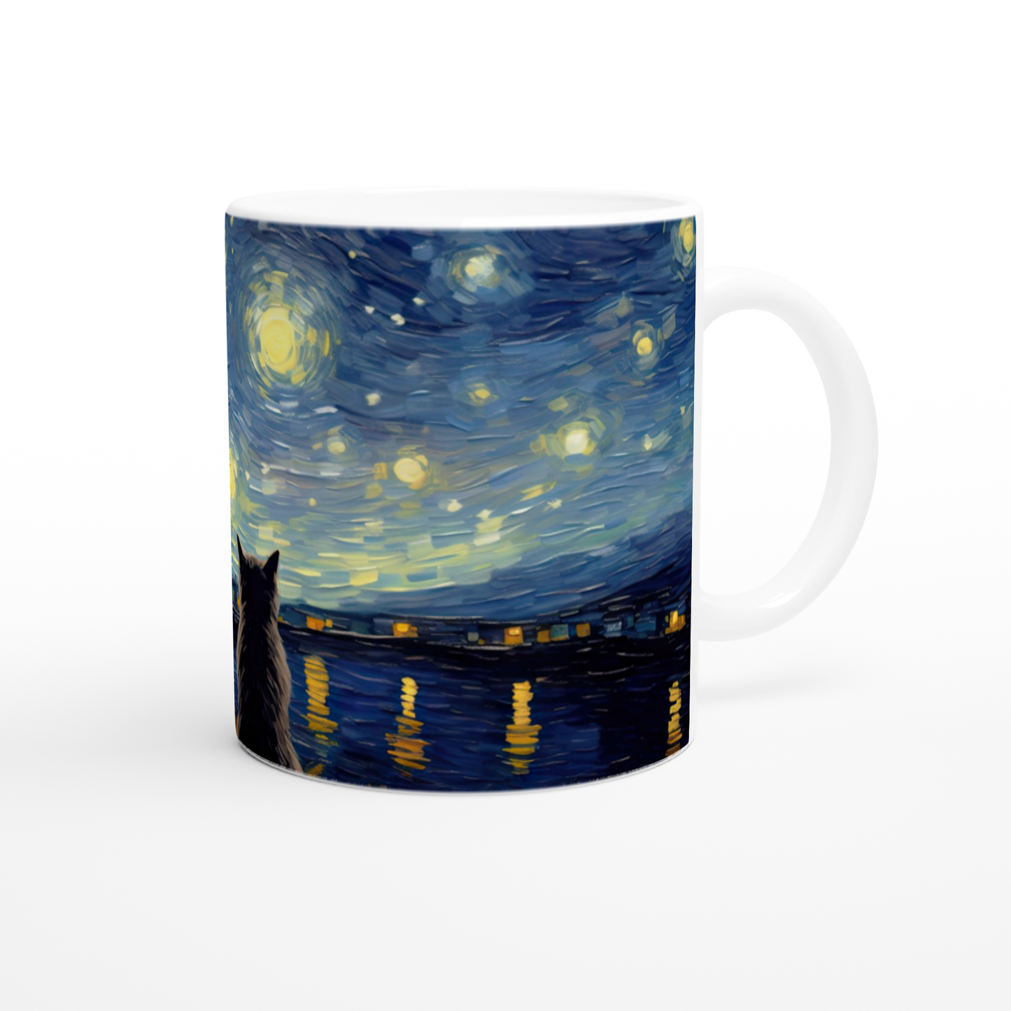 Purry Night - Ceramic Coffee Mug