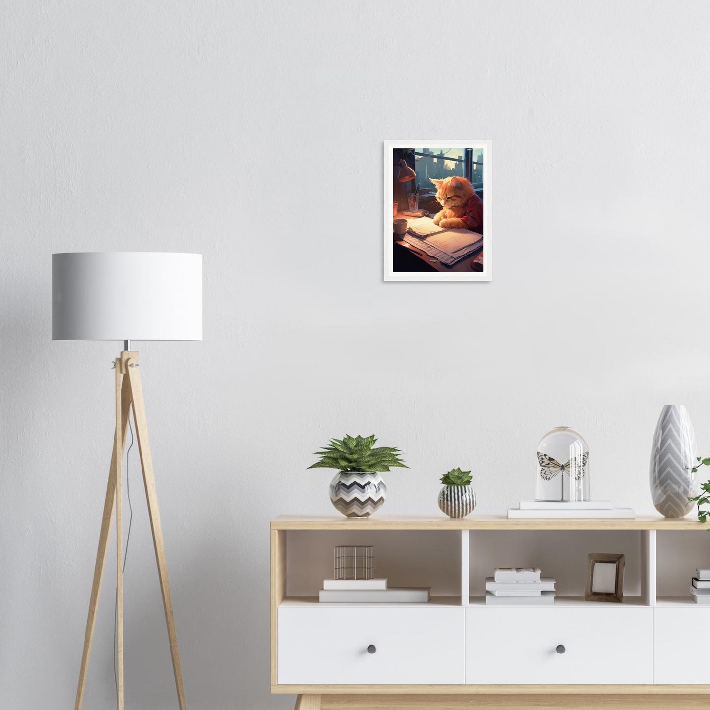 Studying Hard - Matte Archival Poster