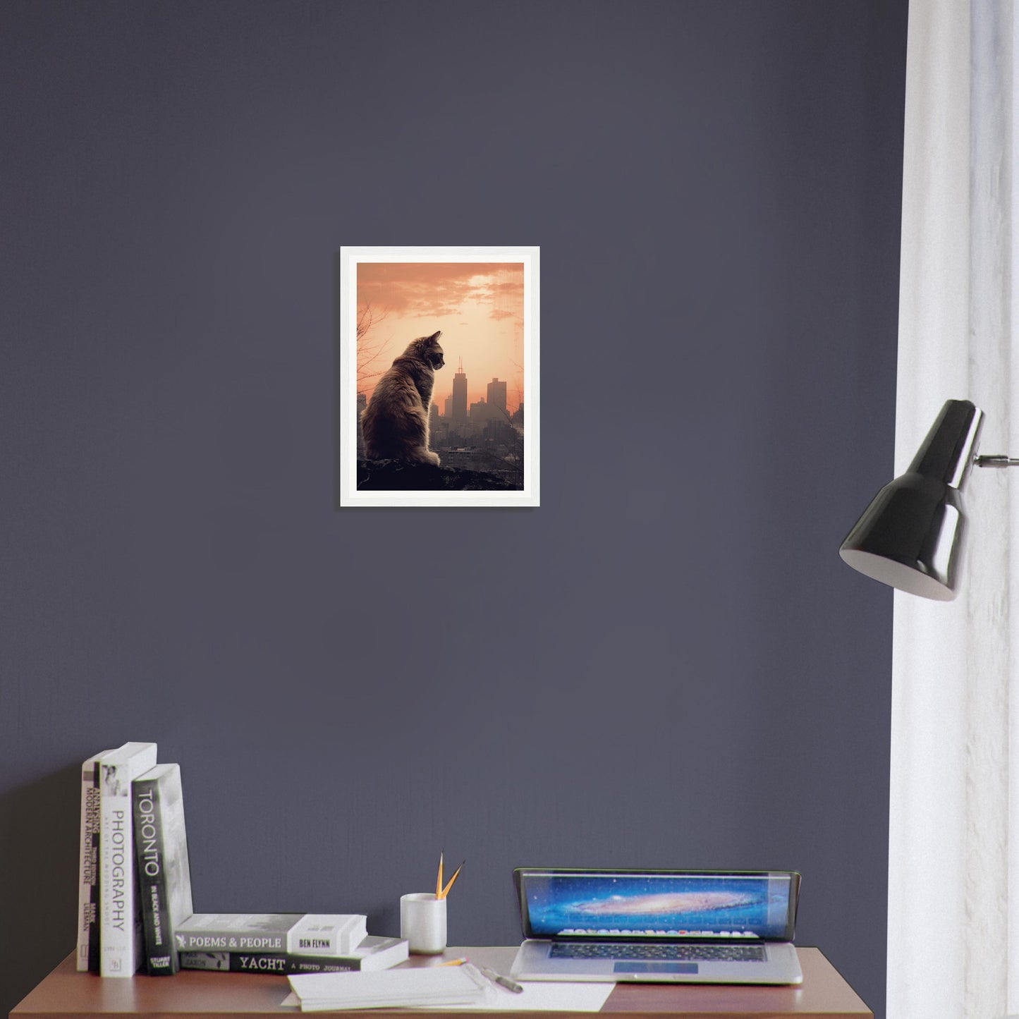 Skyline Cat - Matte Archival Poster