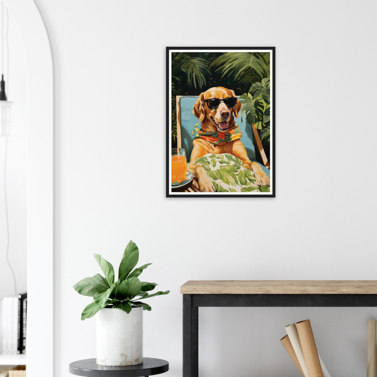 Poolside Paradise - Matte Archival Poster