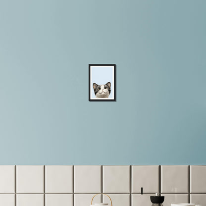 Curious Kitty - Matte Archival Poster