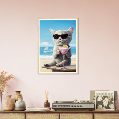 Martini Beach - Matte Archival Poster