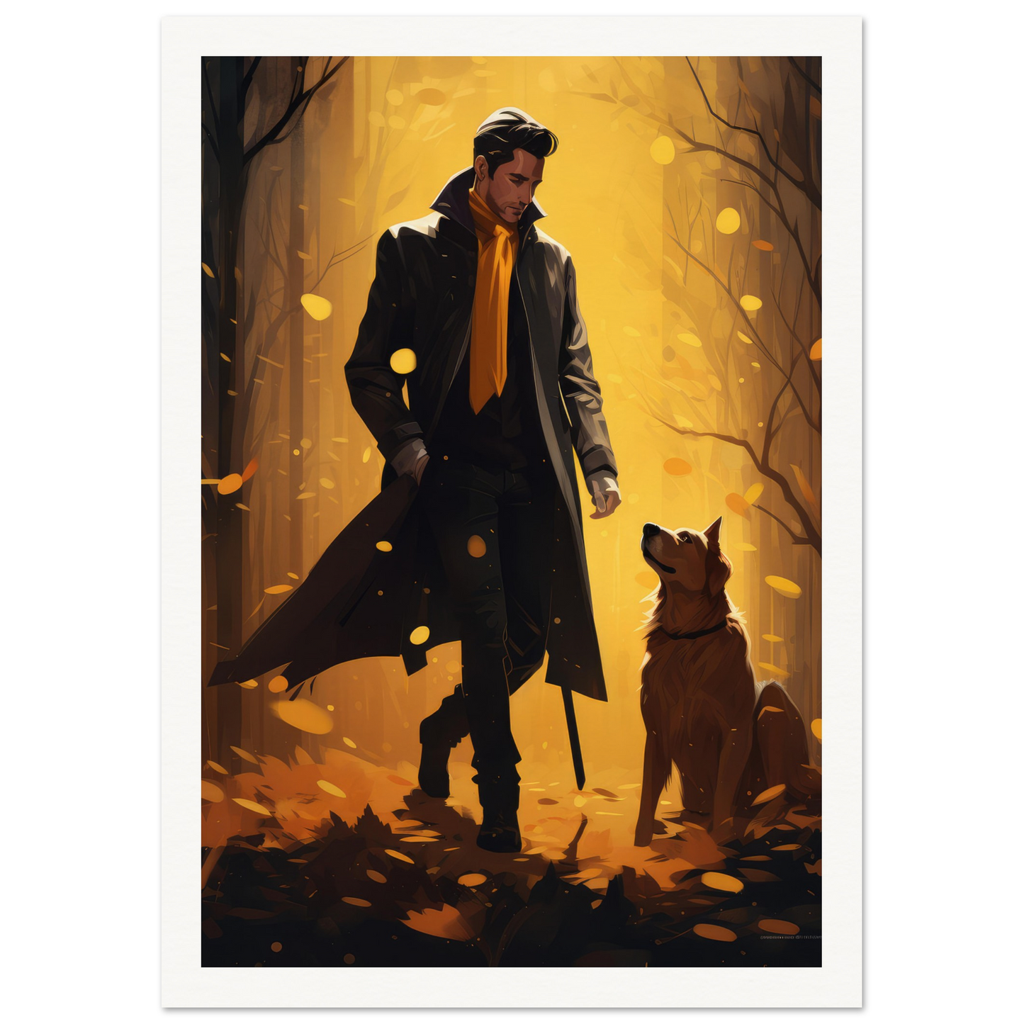 Autumn Stroll - Matte Archival Poster