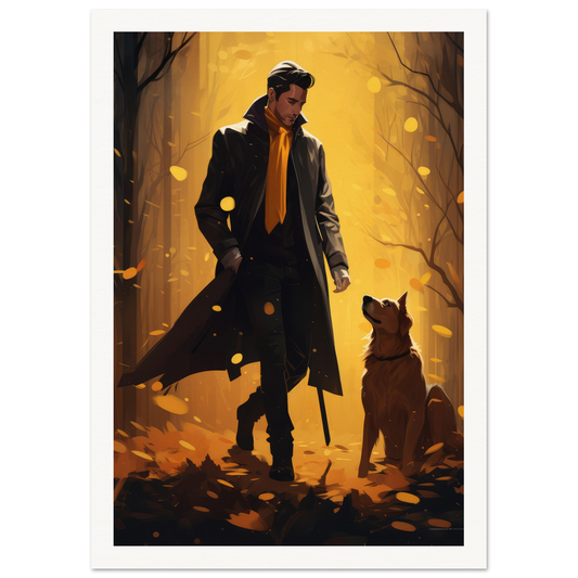 Autumn Stroll - Matte Archival Poster