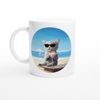 Martini Beach - Ceramic Coffee Mug