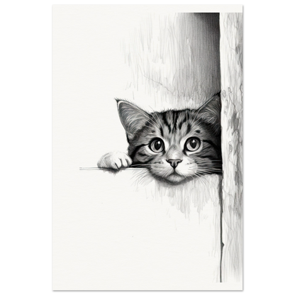 Peeking Out - Matte Archival Poster