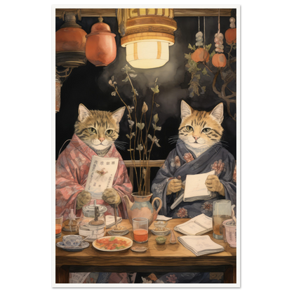 Izakaya Cats - Matte Archival Poster