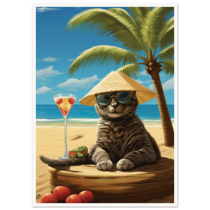 Martini Beach II - Matte Archival Poster