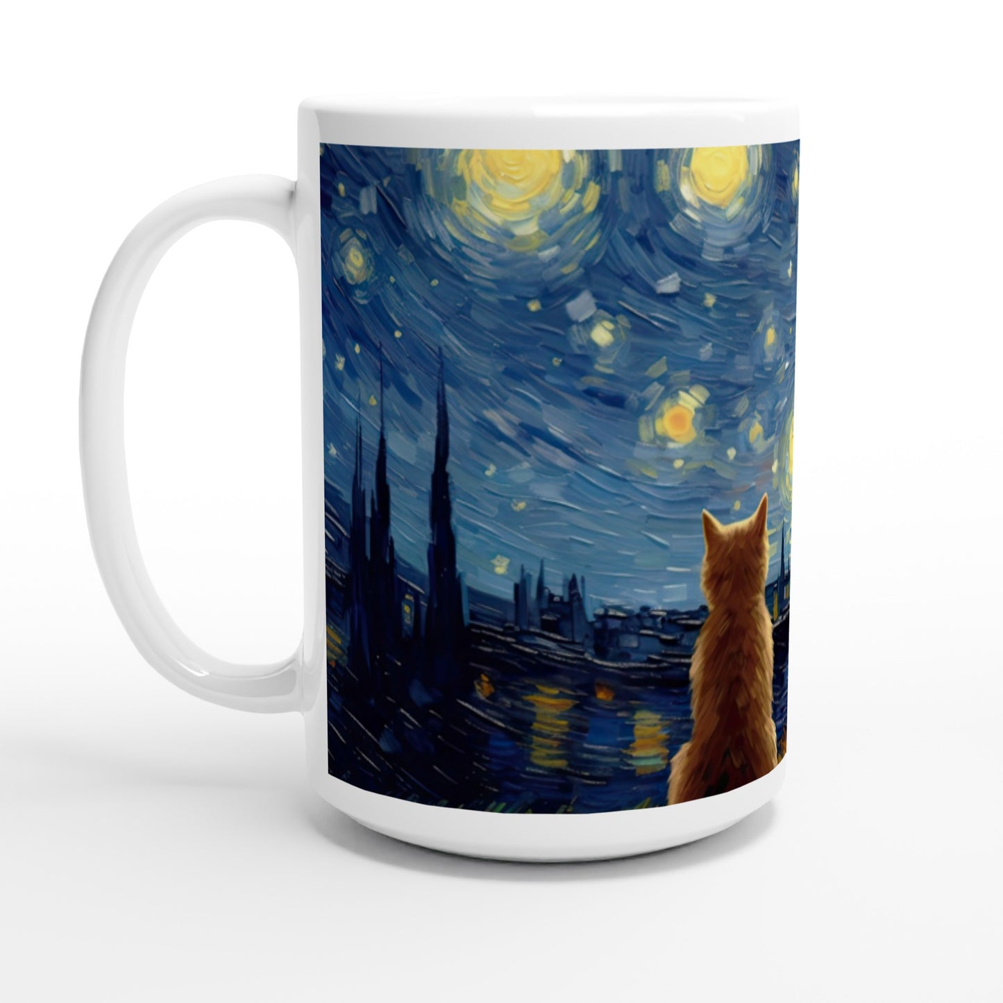 Purry Night - Ceramic Coffee Mug