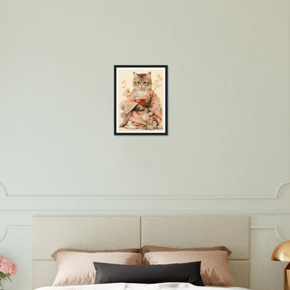 Kimono Cat - Matte Archival Poster