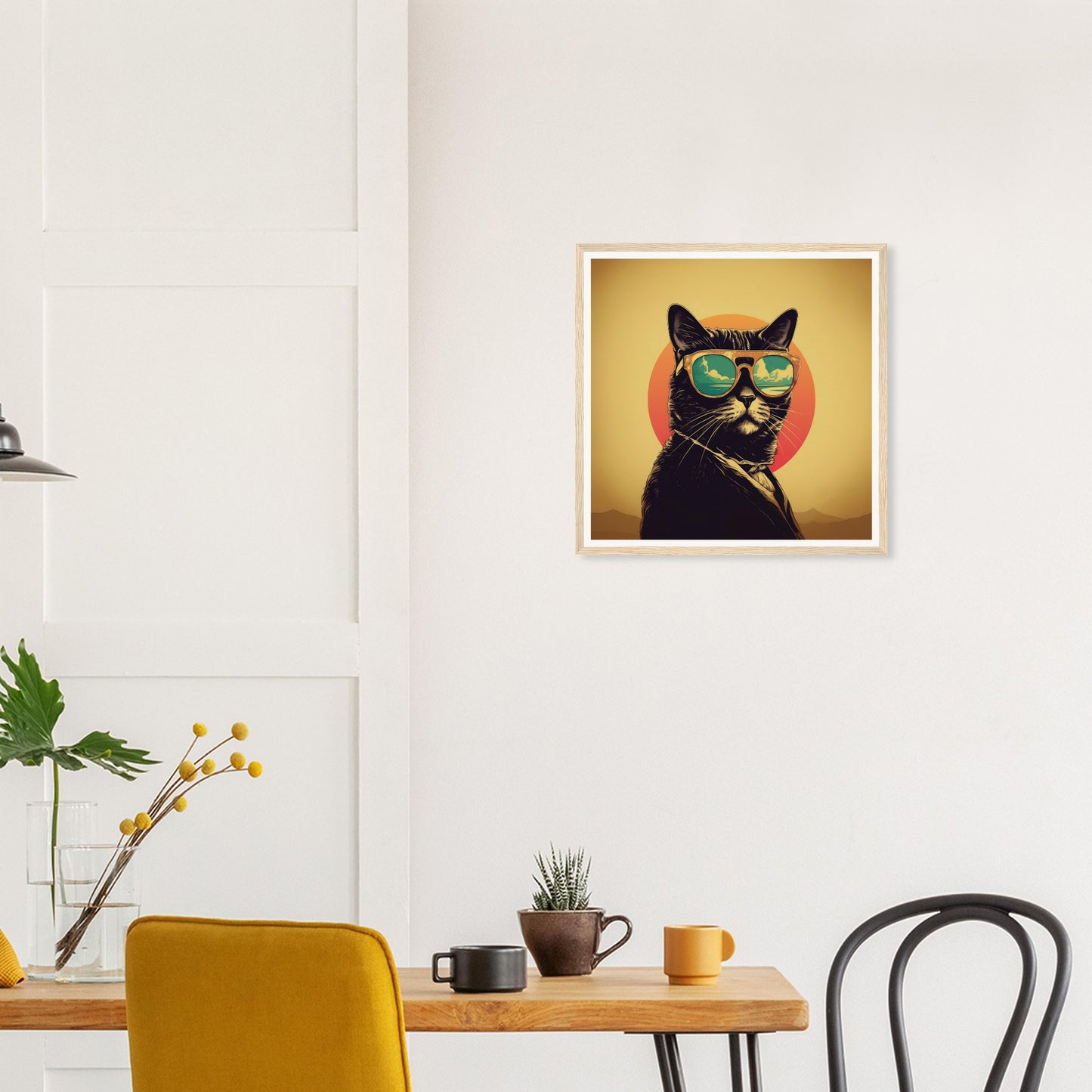 Retro Cool Cat - Matte Archival Poster