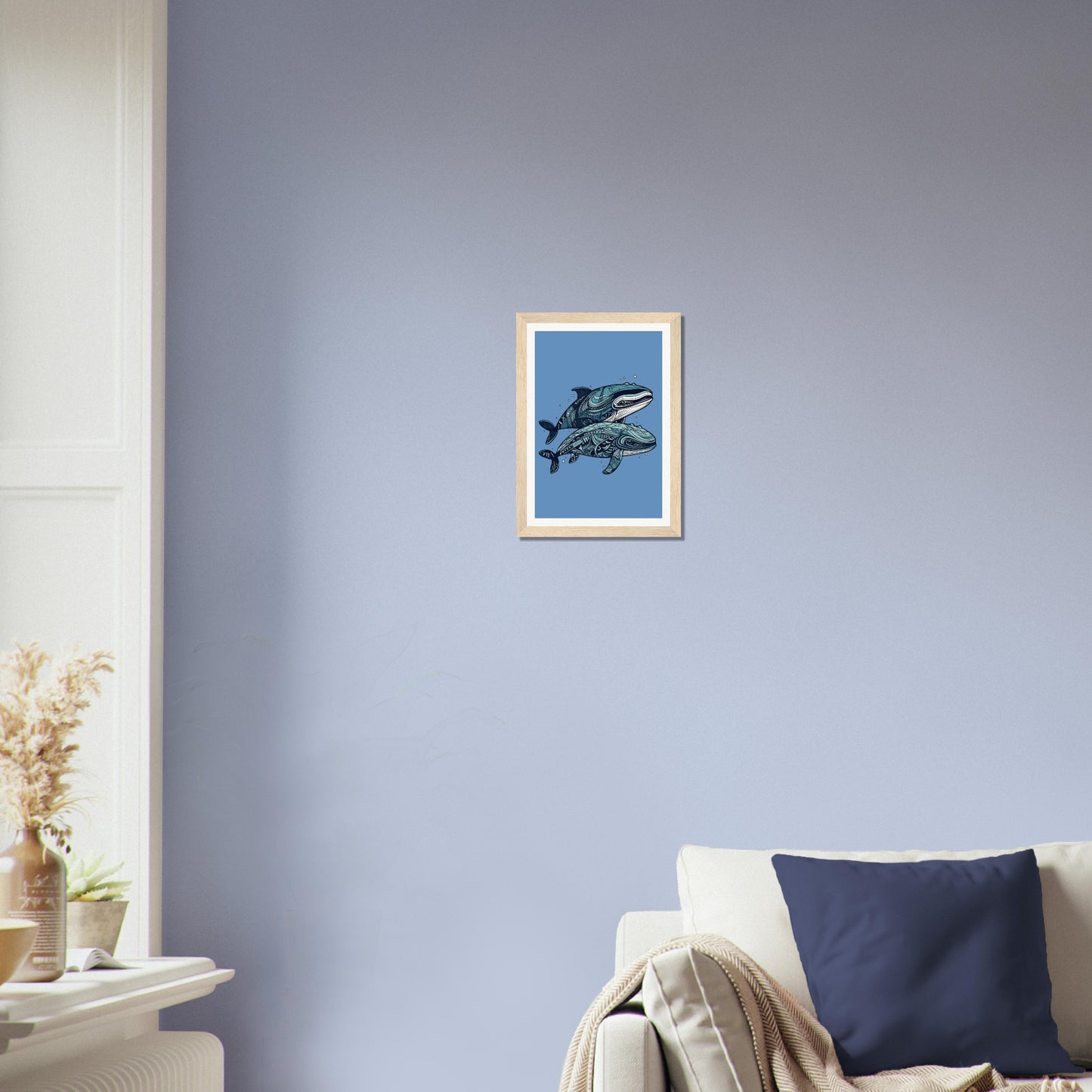 Pair Of Whales - Matte Archival Poster