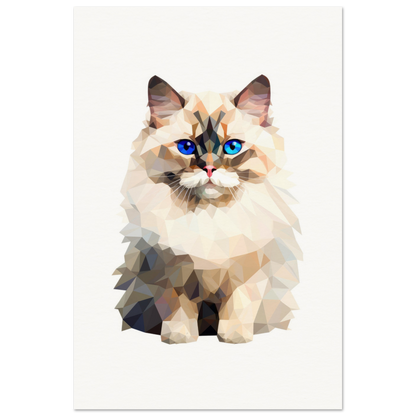 Crystal Ragdoll - Matte Archival Poster