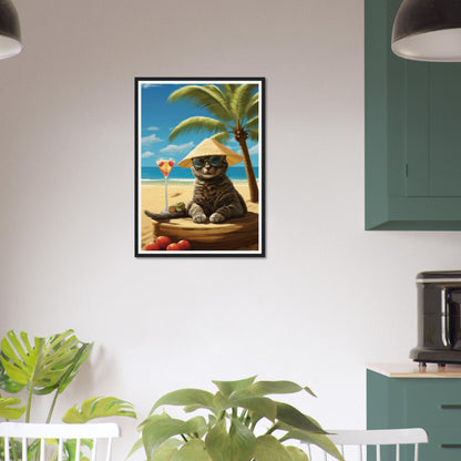 Martini Beach II - Matte Archival Poster