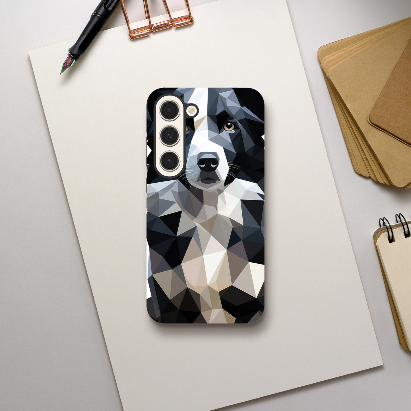 Crystal Border Collie - Samsung Tough Case