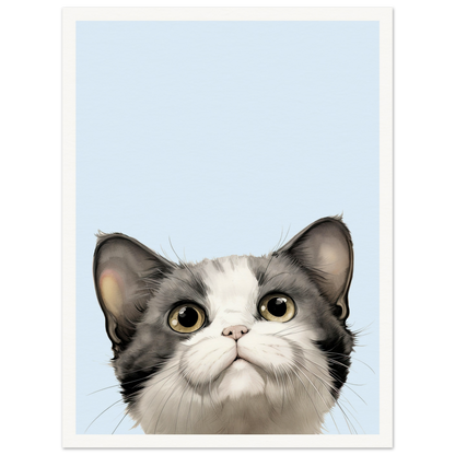 Curious Kitty - Matte Archival Poster